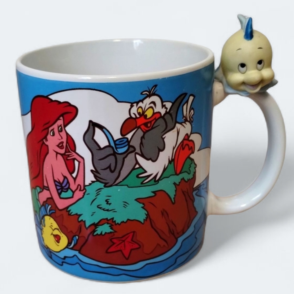 Disney The Little Mermaid 12oz Coffee Mug (Rare)